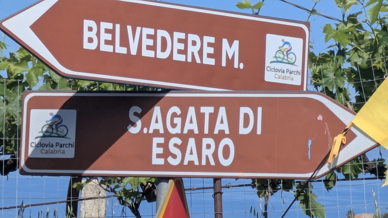 Bici + Treno + Autobus da Bonifati a Roggiano passando per il passo dello Scalone